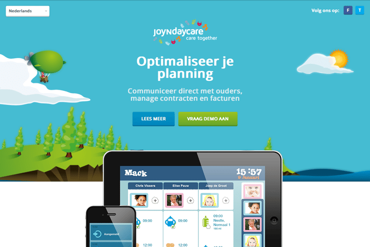 Joyn DayCare website preview